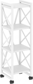 Стеллаж Loft VR.L-MST.K-4.4, Белый/Белый металл в Магадане