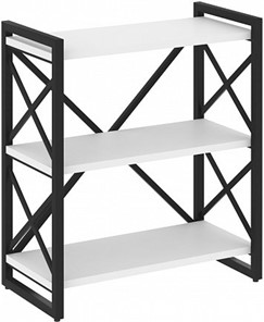 Стеллаж на регулируемой опоре Loft VR.L-MST.O-3.8, Белый/Черный металл в Магадане