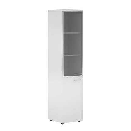 Шкаф-колонна левая XTEN Белый XHC 42.7 (L)  (425х410х1930) в Магадане - изображение