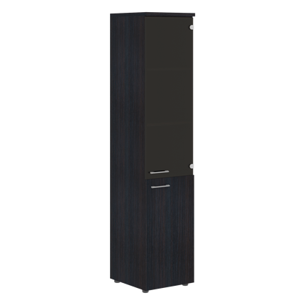 Шкаф колонка комбинированная с топом правая XTEN Дуб Юкон  XHC 42.2 (R)  (425х410х1930) в Магадане - изображение