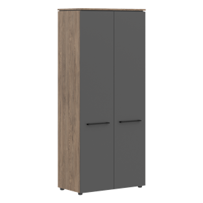 Шкаф гардероб с глухими дверьми MORRIS TREND Антрацит/Кария Пальмира MCW 85 (854х423х1956) в Магадане