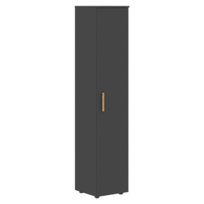 Высокий шкаф колонна с глухой дверью FORTA Черный Графит  FHC 40.1 (L/R) (399х404х1965) в Магадане