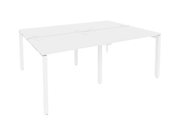 Письменный стол O.MP-D.RS-4.1.8 Белый/Белый бриллиант в Магадане