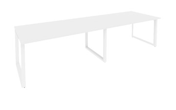 Конференц-стол O.MO-PRG-2.4 Белый/Белый бриллиант в Магадане