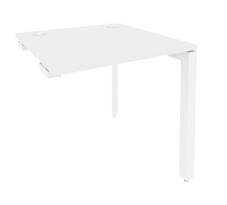 Приставной стол O.MP-SPR-0.8 Белый/Белый бриллиант в Магадане