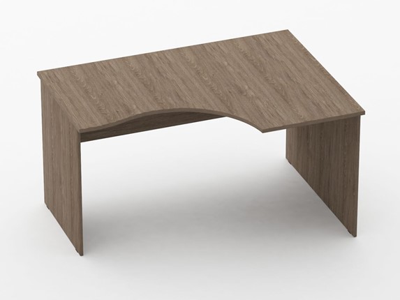 Угловой стол Twin 12.11.14Пр,  дуб Верцаска 1390х1000(680)х750 в Магадане - изображение