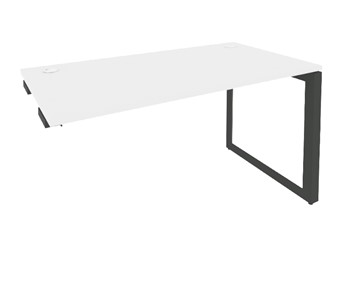Приставной стол O.MO-SPR-3.8 Антрацит/Белый бриллиант в Магадане