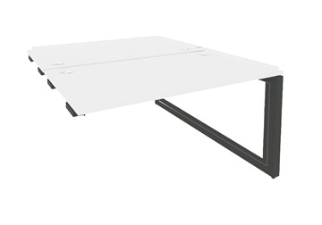 Приставной стол к тумбе O.MO-D.SPR-3.8 Антрацит/Белый бриллиант в Магадане