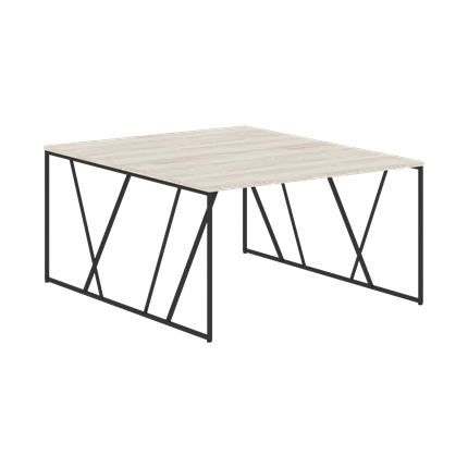 Двойной стол LOFTIS Сосна Эдмонт LWST 1316 (1360х1606х750) в Магадане - изображение