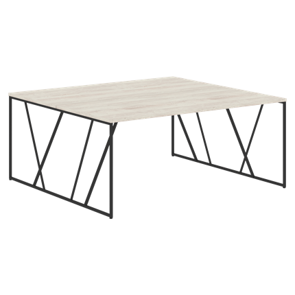 Двойной стол LOFTIS Сосна Эдмонт LWST 1716 (1760х1606х750) в Магадане - изображение