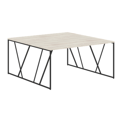 Двойной стол LOFTIS Сосна ЭдмонтLWST 1516 (1560х1606х750) в Магадане - изображение