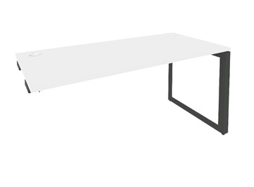 Приставной стол к тумбе O.MO-SPR-4.7 Антрацит/Белый бриллиант в Магадане