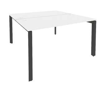 Письменный стол O.MP-D.RS-2.3.8 Антрацит/Белый бриллиант в Магадане