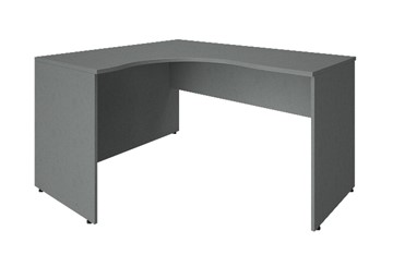Офисный угловой стол А.СА-3Л 1400х1200х755 мм. Серый в Магадане