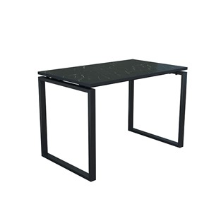 Стол для компьютера Янтарь 55.08 мрамор черный/металл черный в Магадане
