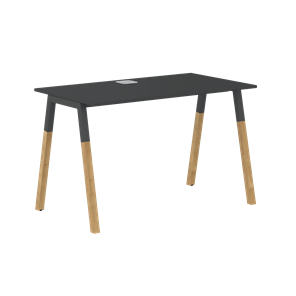 Письменный стол FORTA Черный Графит-Черный Графит-Бук  FST 1167 (1180х670х733) в Магадане - предосмотр