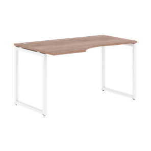 Письменный стол с боковым левым выступом XTEN-Q Дуб-сонома-белый XQCET 149 (L) (1400х900х750) в Магадане
