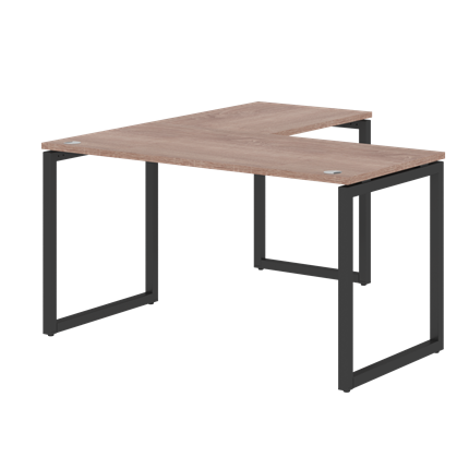 Письменный стол угловой правый XTEN-Q Дуб-сонома- антрацит XQCT 1415 (R) (1400х1500х750) в Магадане - изображение