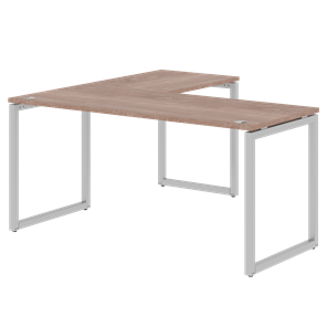 Письменный стол угловой правый XTEN-Q Дуб-сонома- серебро XQCT 1615 (R) (1600х1500х750) в Магадане