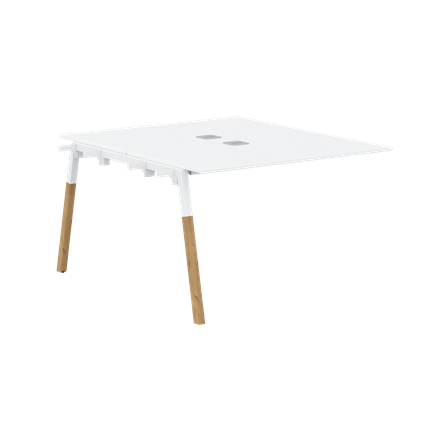 Стол для переговоров FORTA Белый-Белый-Бук FIWST 1113 (1180х1346х733) в Магадане - изображение