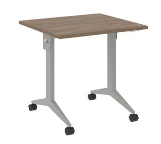 Складной стол X.M-1.7, Металл серый/Дуб Аризона в Магадане