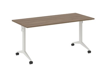 Складной мобильный стол X.M-5.7, Металл белый/Дуб Аризона в Магадане