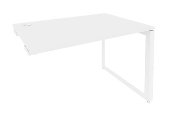 Стол приставка O.MO-SPR-2.8 Белый/Белый бриллиант в Магадане