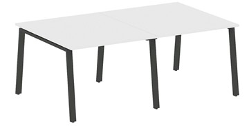 Стол для переговорки БА.ПРГ-2.1, Белый/Антрацит в Магадане