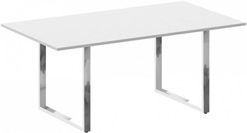 Конференц-стол для переговоров Metal system direct БО.ПРГ-180 Белый в Магадане