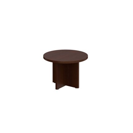 Стол для переговоров Премьер, венге темный (110х110х76) ПР 189 в Магадане - изображение