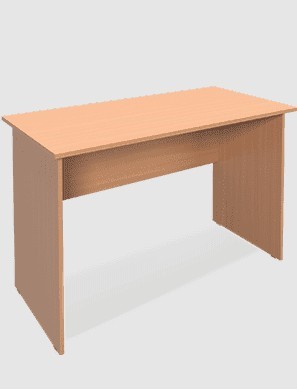Стол для офиса арт. 01 1200, ЛДСП Бук в Магадане - изображение