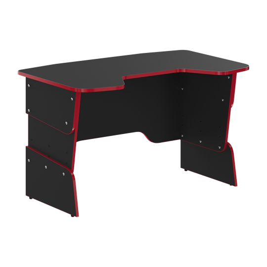 Компьютерный стол SKILLL STG 1385, Антрацит/ Красный в Магадане - изображение 4