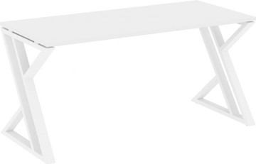 Стол Loft VR.L-SRZ-4.7, Белый Бриллиант/Белый металл в Магадане
