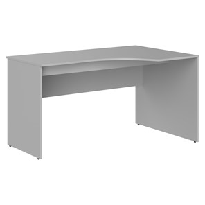 Письменный стол SIMPLE SET-1600 R правый 1600х900х760 серый в Магадане