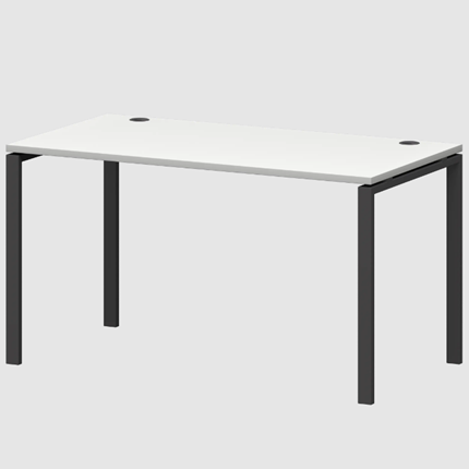 Письменный стол Смарт СMС-П-10.73 П25 (Белый/Антрацит) в Магадане - изображение