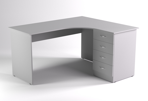 Письменный стол СТП.15.13.6, Серый в Магадане - изображение