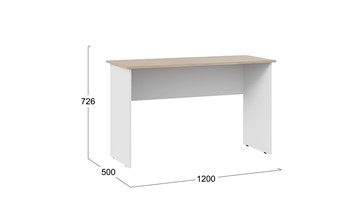 Письменный стол Тип 14, 1200 (Дуб Сонома/Белый Ясень) в Магадане - предосмотр 2