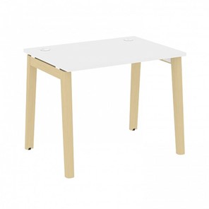 Стол для офиса Onix Wood OW.SP-1.7, Белый Бриллиант/Дуб Светлый в Магадане