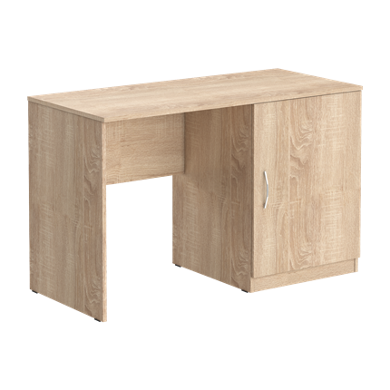 Стол с местом для холодильника KANN KTFD 1255 R Правый 1200х550х750 мм. Дуб Сонома светлый в Магадане - изображение