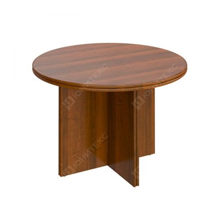 Стол для переговоров Мастер, темный орех (113х113х75) МТ 189 в Магадане - изображение