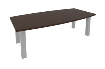Переговорный стол KPRG-1 Серый/Венге в Магадане
