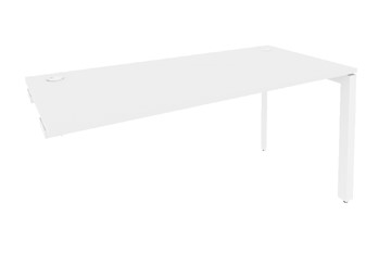 Стол приставка O.MP-SPR-4.7 Белый/Белый бриллиант в Магадане