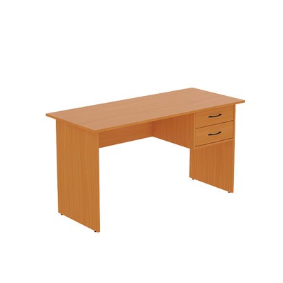 Письменный стол со встроеной тумбой Классик SM140 L 1400x600x750 в Магадане - изображение