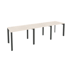 Стол на металлокаркасе O.MP-RS-3.1.7 (Антрацит/Денвер светлый) в Магадане