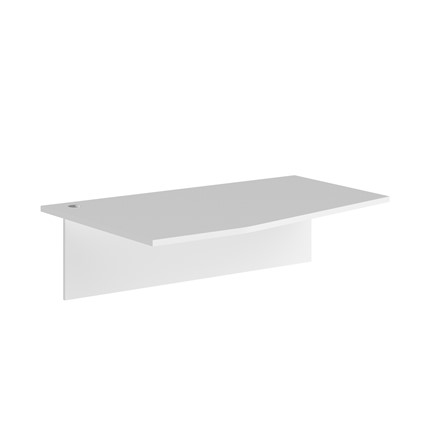 Дополнительный стол левый XTEN Белый  XCET 149-1(L) (1400х900х25) в Магадане - изображение