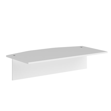 Дополнительный стол полукруглый XTEN Белый  XET 169-1 (1600х867х25) в Магадане - изображение
