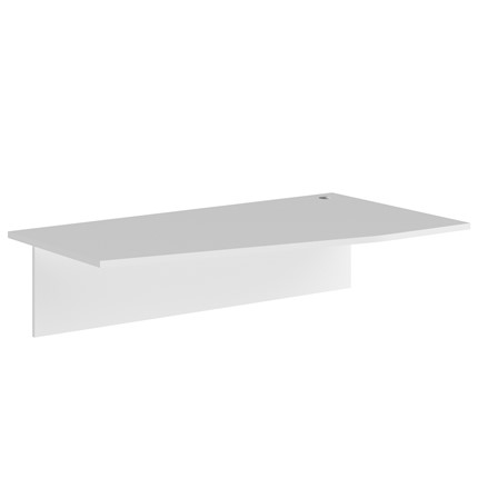 Дополнительный стол правый XTEN Белый  XCT 169-1 (R) (1600х900х25) в Магадане - изображение