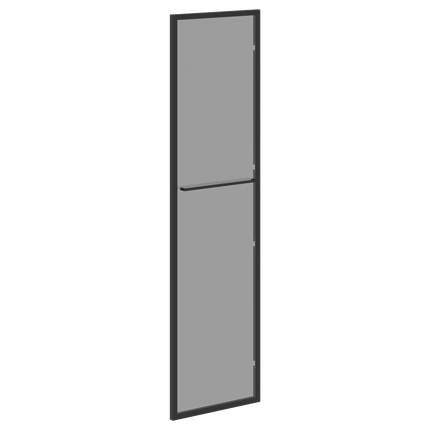 Дверь стеклянная в рамке правая LOFTIS Дуб Бофорд LMRG 40 R (790х20х1470) в Магадане - изображение