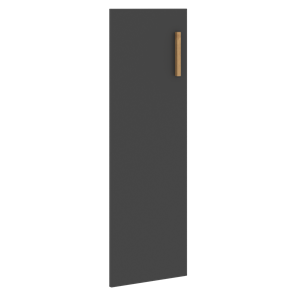 Дверь для шкафа средняя левая FORTA Черный Графит FMD40-1(L) (396х18х1164) в Магадане