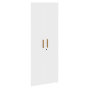 Высокие двери для шкафов с замком FORTA Белый FHD 40-2(Z)  (794х18х1932) в Магадане